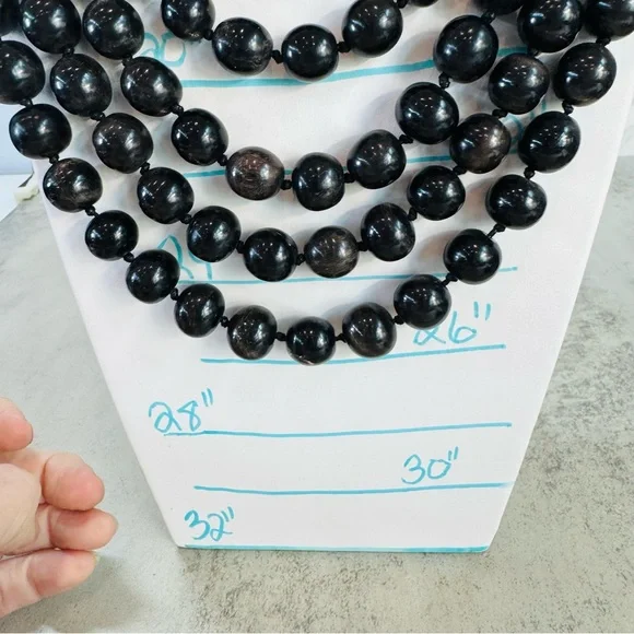 Vintage Monies Gerta Lynggaard Horn Statement Necklace - Picture 8 of 9